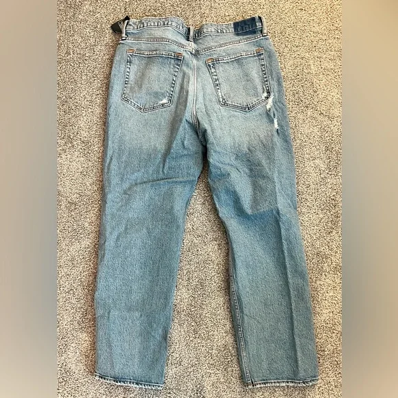 Abercrombie & Fitch - 👖 High Rise Ripped Dad Jeans - Picture 5 of 5
